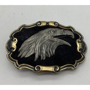 The Great American Buckle Co Bald Eagle Belt‎ Buckle Cowboy Rodeo USA Ser #5000